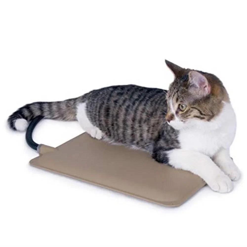 Heated Cat Mat Outdoor Indoor Pet Warmer Waterproof Extreme Weather Small